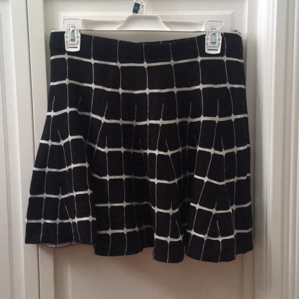 Black and white skirt